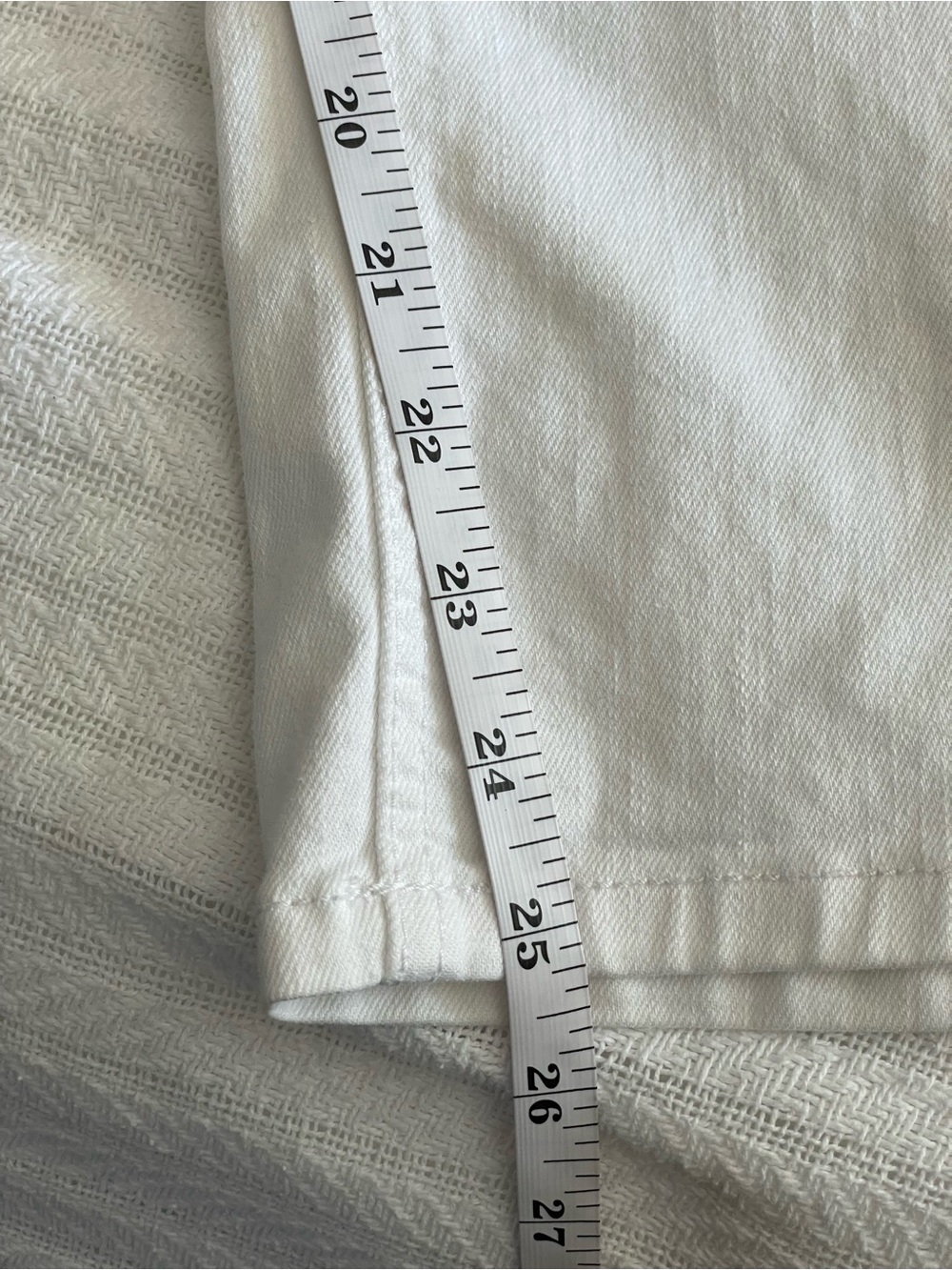 Women’s Lane Bryant White Capri Jeans -Plus Size 26W. - Picture 6 of 6